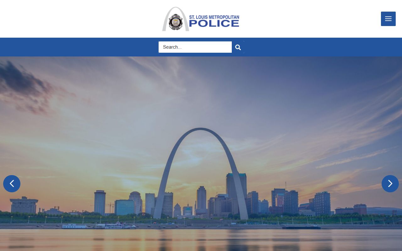 St. Louis Metropolitan Police Department website for bench warrant searches