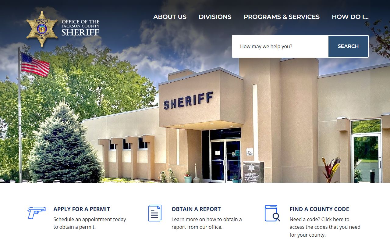 Jackson County Sheriff's Office bench warrants and warrant search information