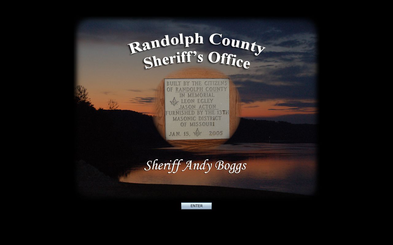 Randolph County Missouri Sheriff's Office bench warrants contact